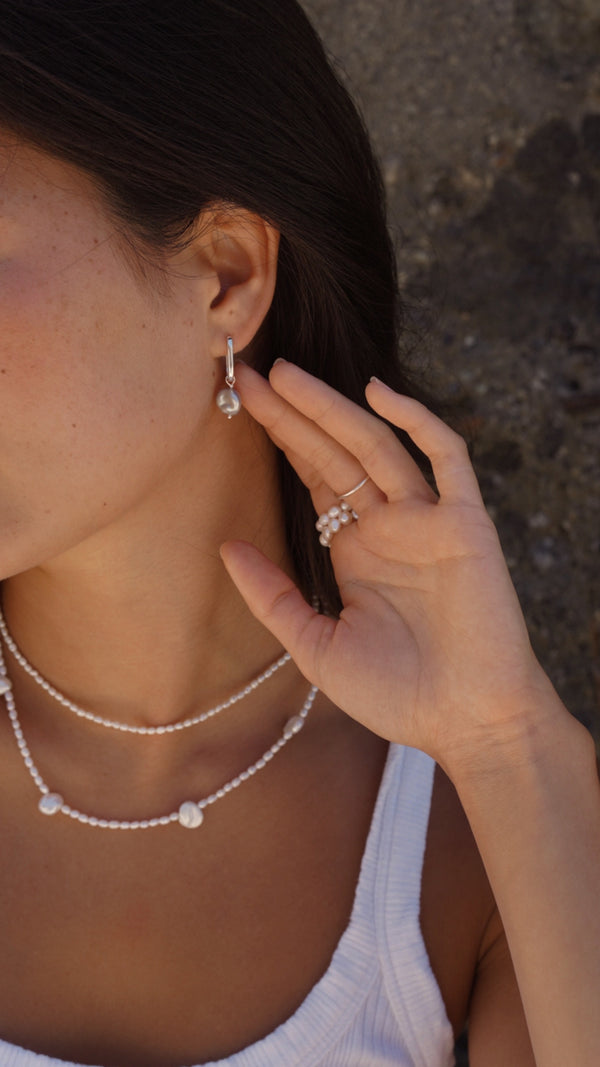 Stevie Pearl Hoops