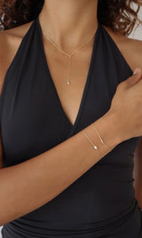 Dainty Pearl Lariat