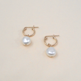 Gold Filled Alina Pearl Hoops