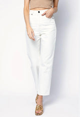 SLVRLAKE- London Crop in White
