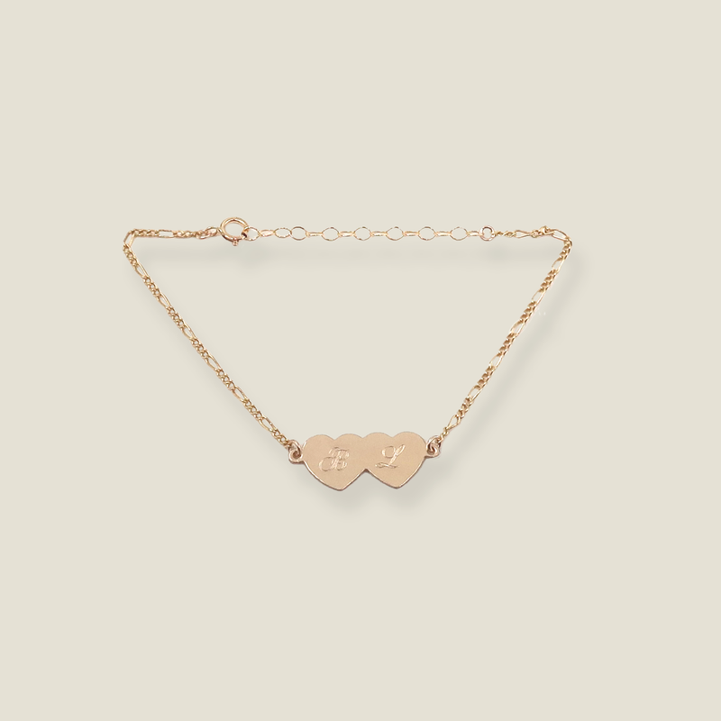 Two Hearts Bracelet