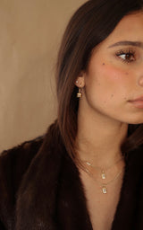 Bardot Earrings-Diamond