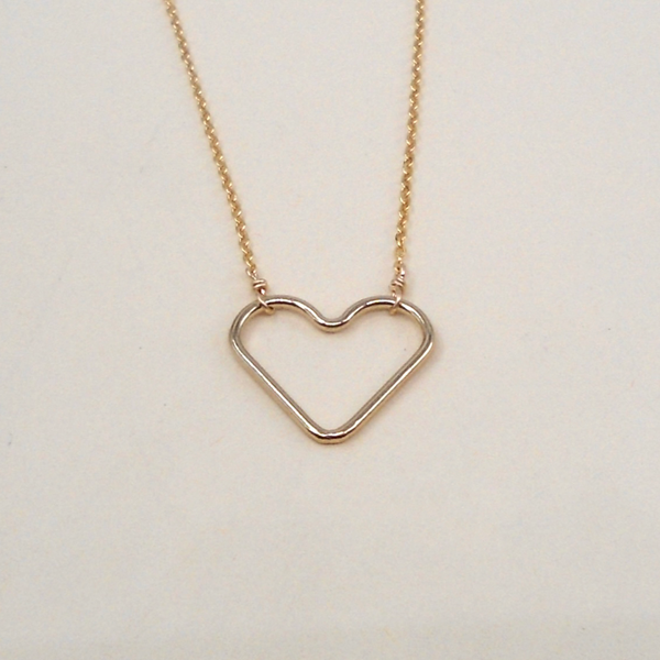 Heart Outline Necklace