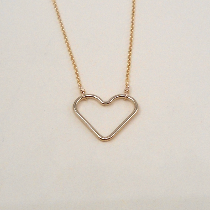 Heart Outline Necklace