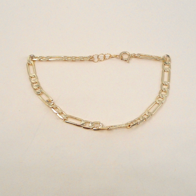 Large Figaro Bracelet