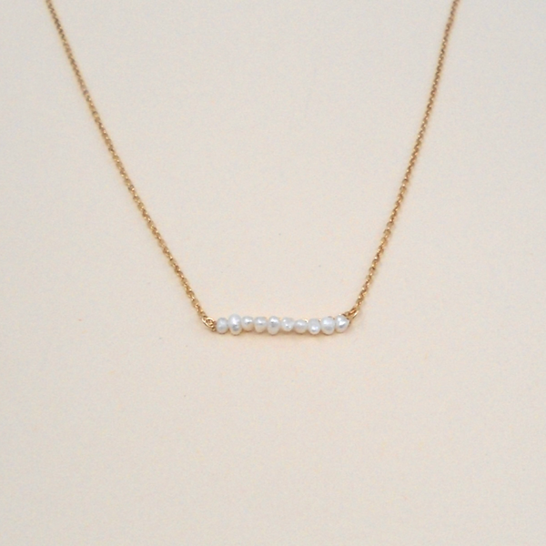 Pearl Bar Necklace