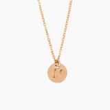 Stamped Initial Necklace