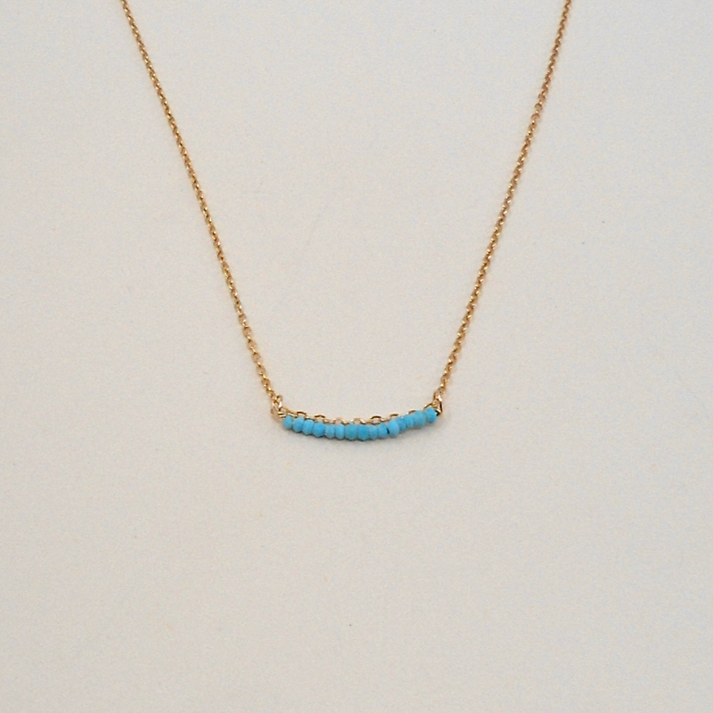 Turquoise Bead Necklace