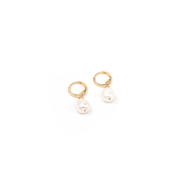 Alina Pearl Hoops