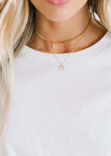 Mini Crescent Moon Necklace