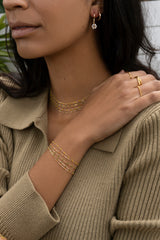 Enamel & Gold Bracelet